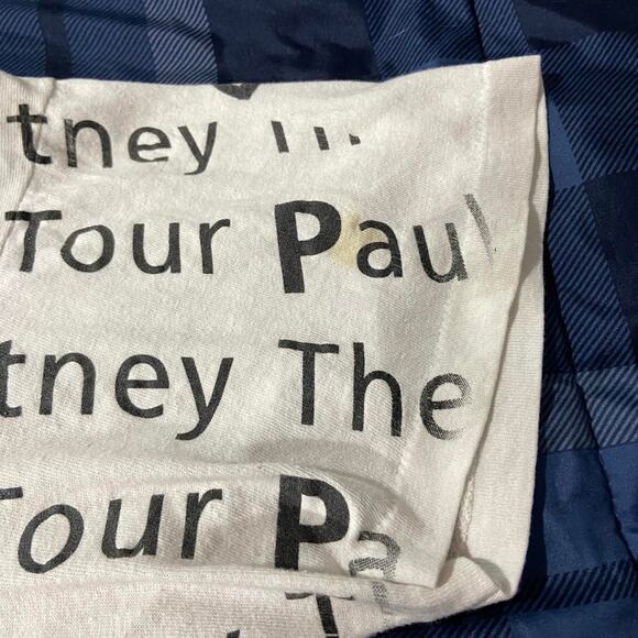 Vintage single stitch made in usa 1993 Paul McCartney World Tour AOP Tee - Picture 6 of 8
